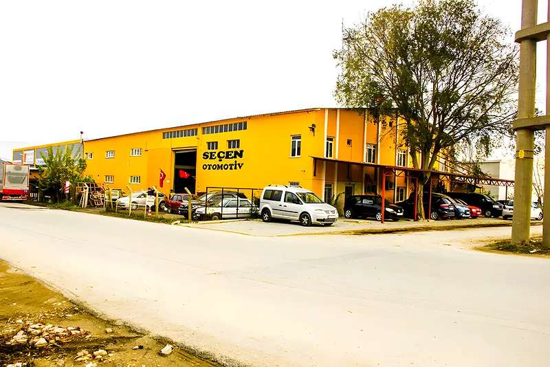 Seçen Otomotiv servis binası ön cephe, Denizli 3. Sanayi Sitesi